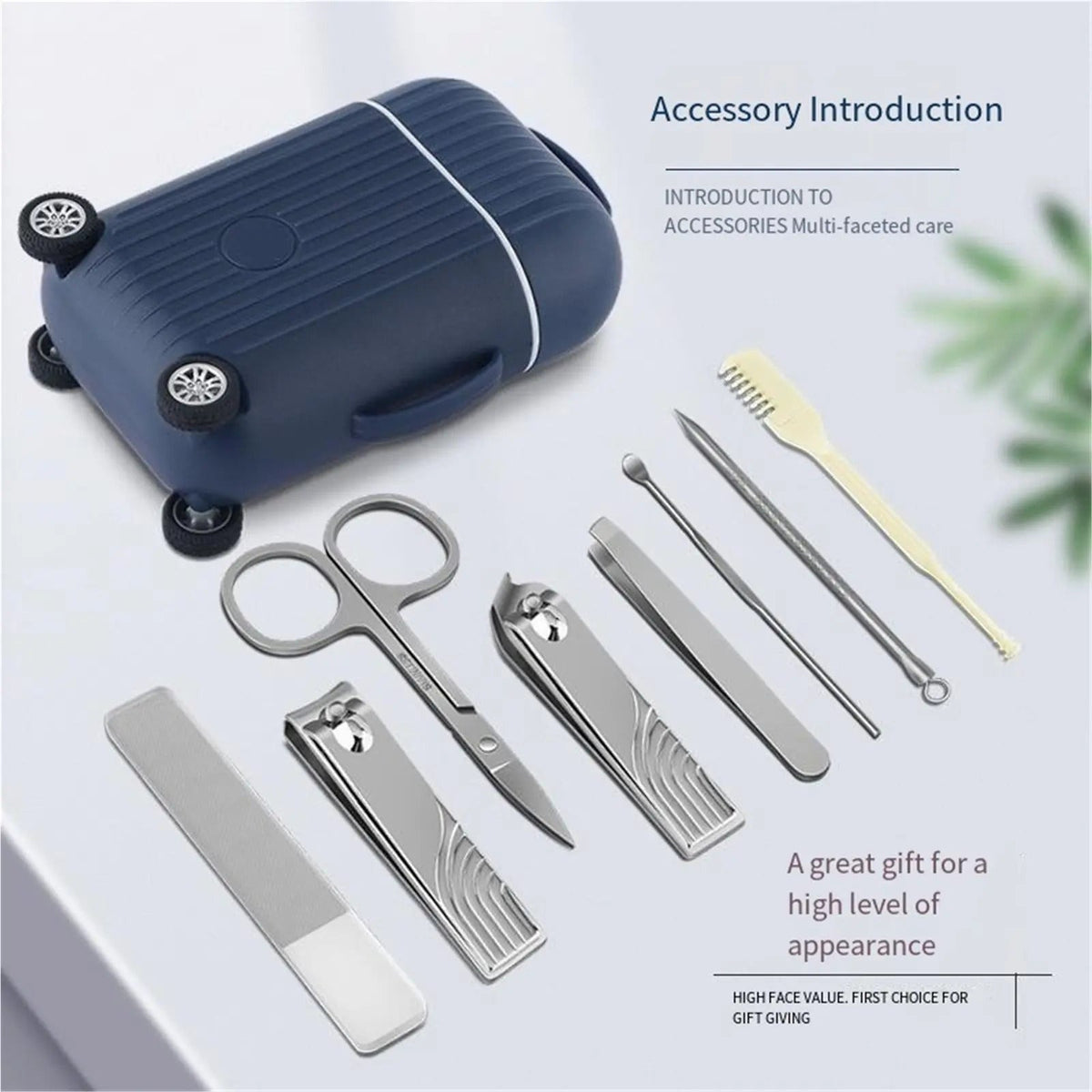 Estuche organizador de aseo tipo maleta portatil