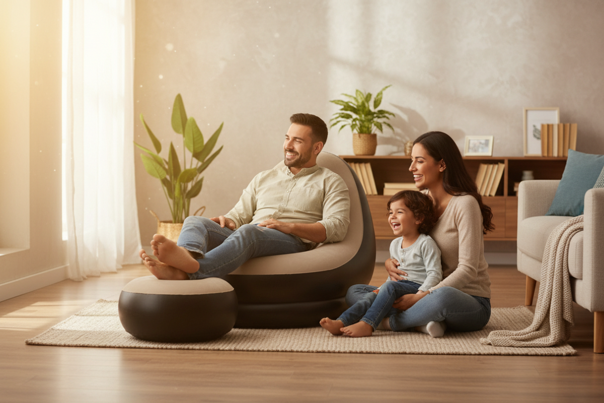 Combo sofá inflable + Audifonos air 39